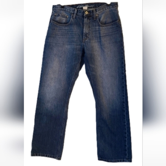 Eddie Bauer Men's Straight Jeans - Blue - Picture 2 of 2
